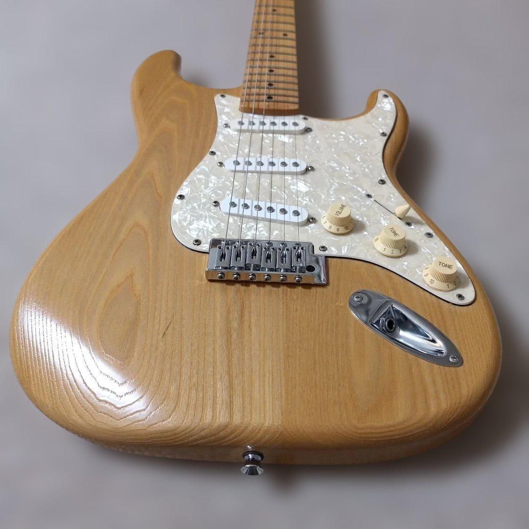 SX エレキギター ストラトタイプ ナチュラルボディー