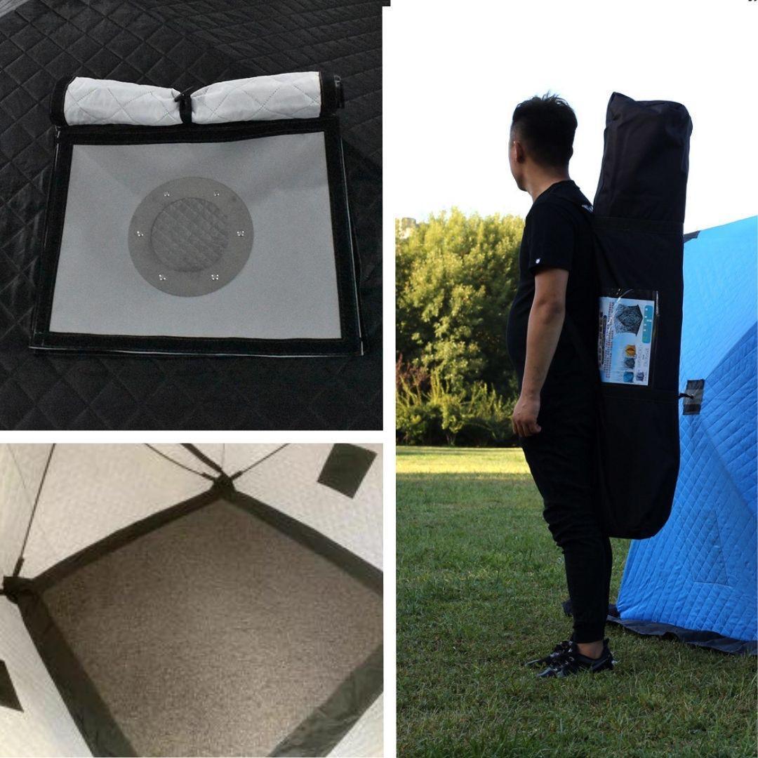 サウナテント5点セット エントリーモデル 家庭用サウナ キャンプ 薪ストーブ