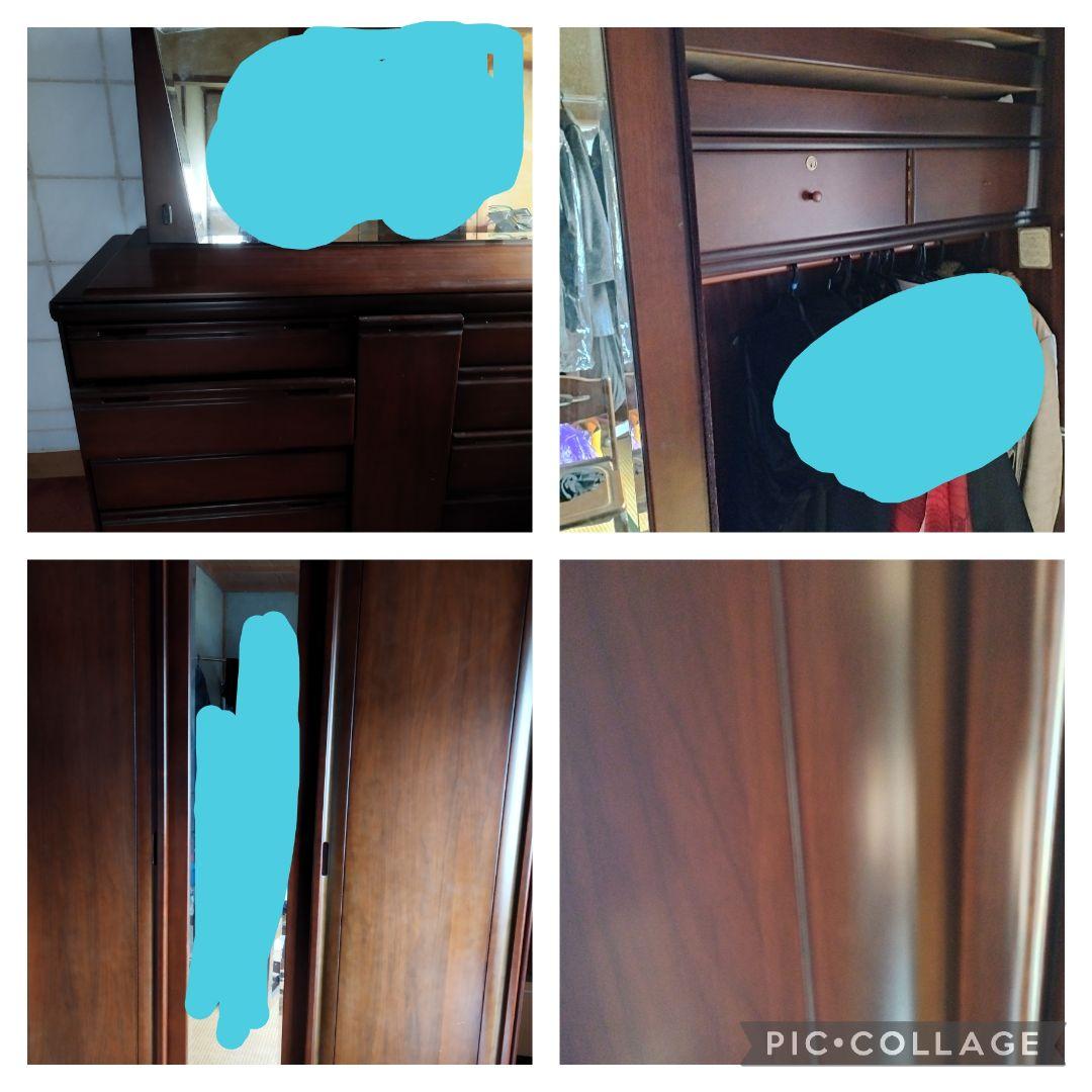 洋ダンス　和ダンス　ドレッサー　机　イスセット