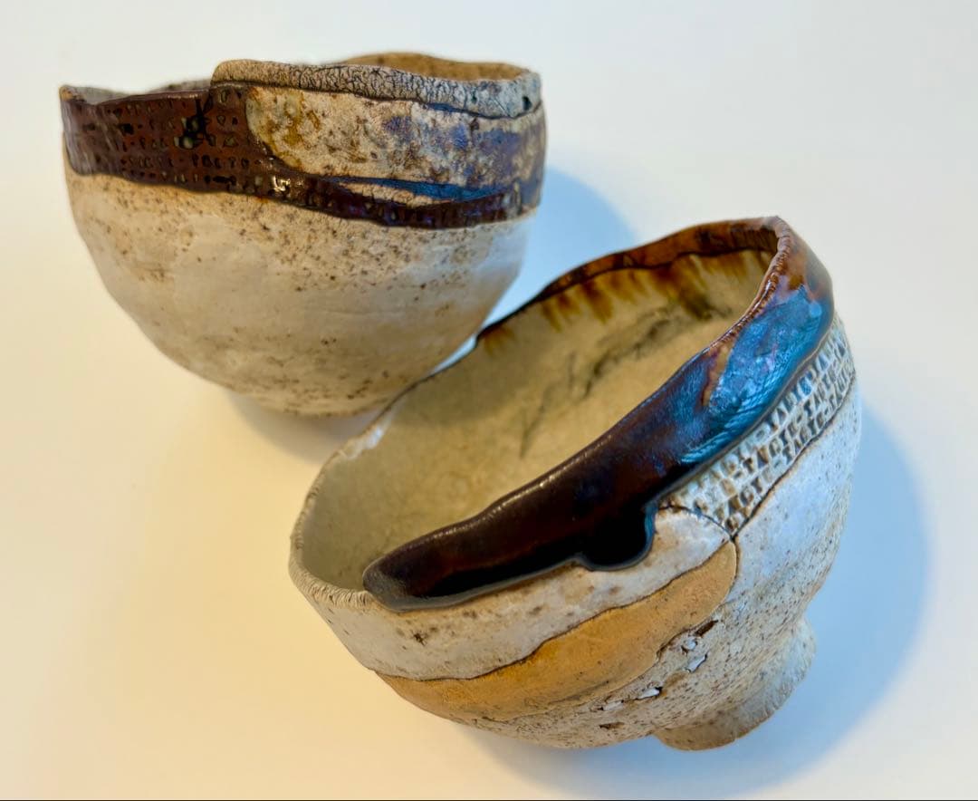 ❤︎大人気作家：中田篤さん❤︎　茶碗　2個