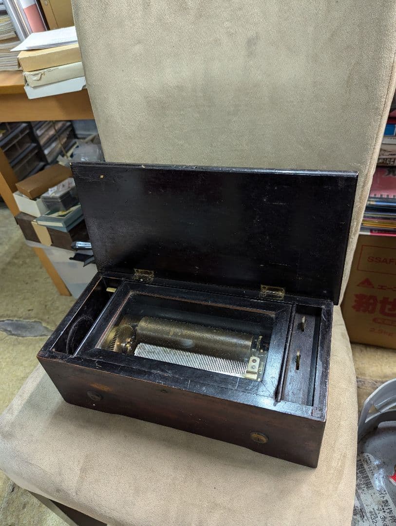 アンティーク　シリンダー　オルゴール