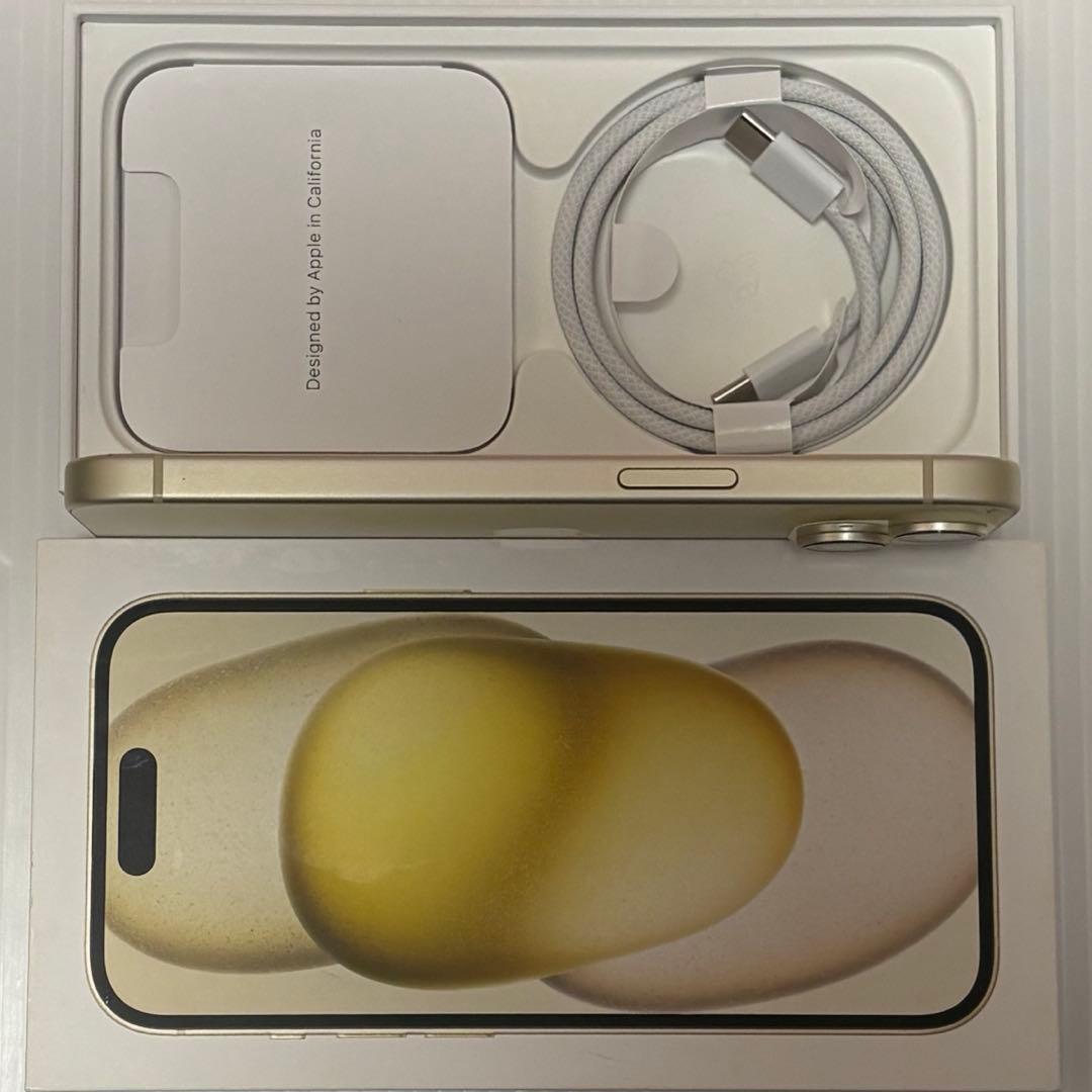 バッテリー最大容量84% iPhone15 128GB SIMフリー 本体