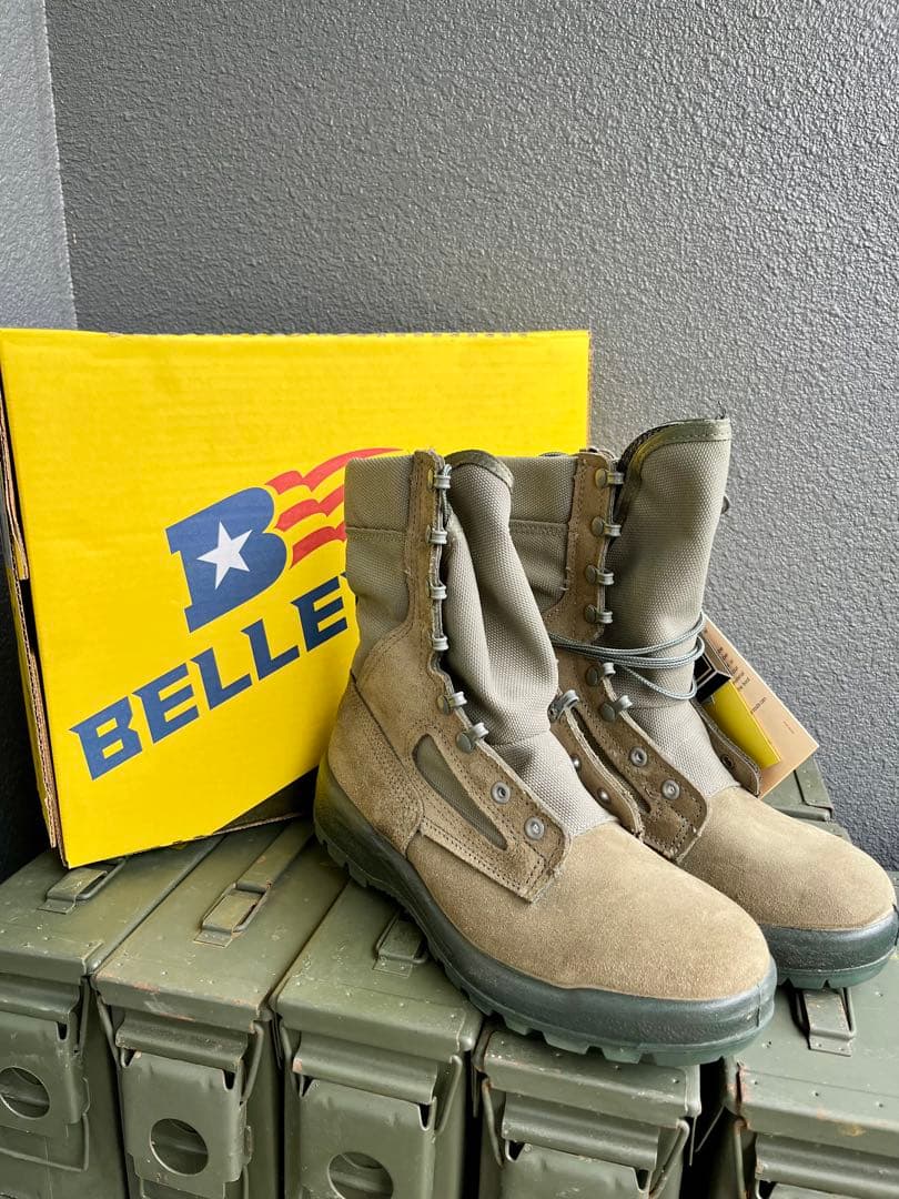 米軍放出新品Belleville コンバットブーツ8.5WF 実物