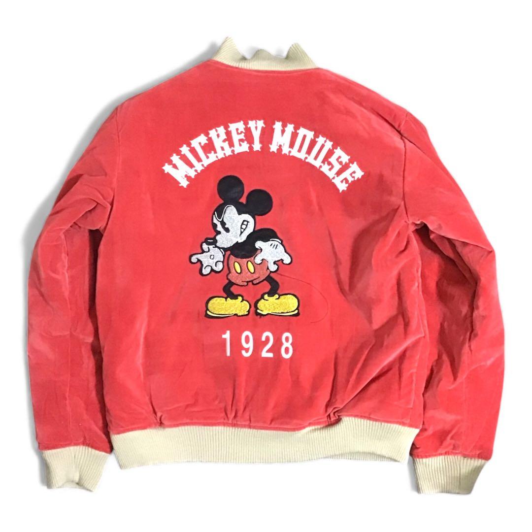 Mickey Mouse 1928 Great Big Heart 別珍 両面