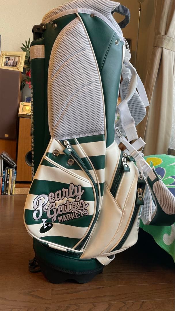 パーリーゲイツ スタンド式キャディバッグ 「MARKETS」ヘッドカバーおまけ付