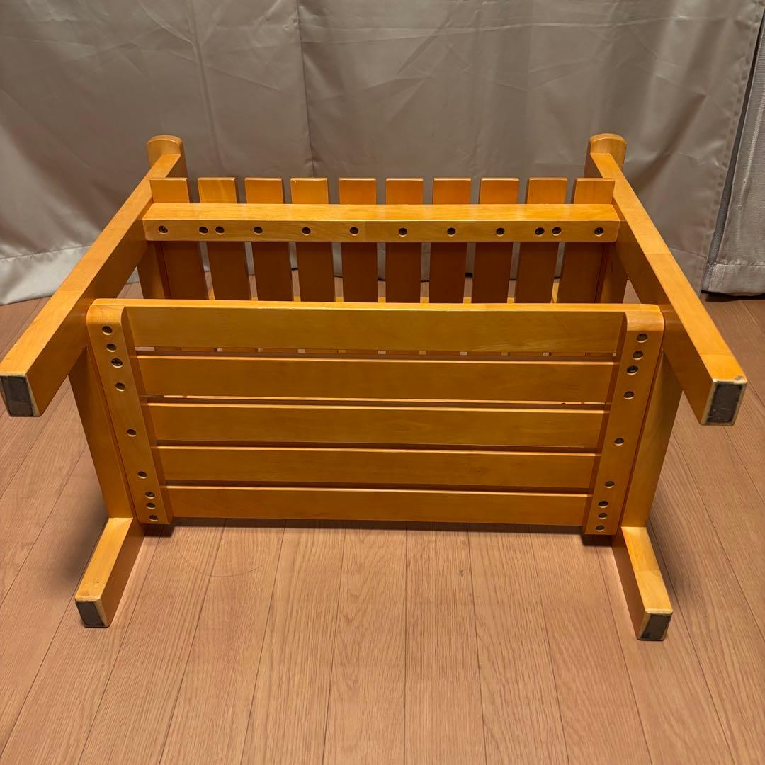 【美品】木製　ガーデン　インテリア　チェア　ベンチ（ナチュラルテイスト）