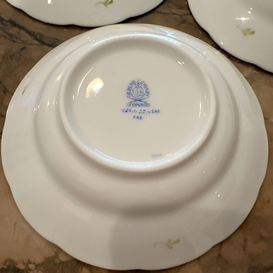 ヘレンド オリエンタルボウル Sサイズ 3枚、Lサイズ 3枚とヘレンドティー