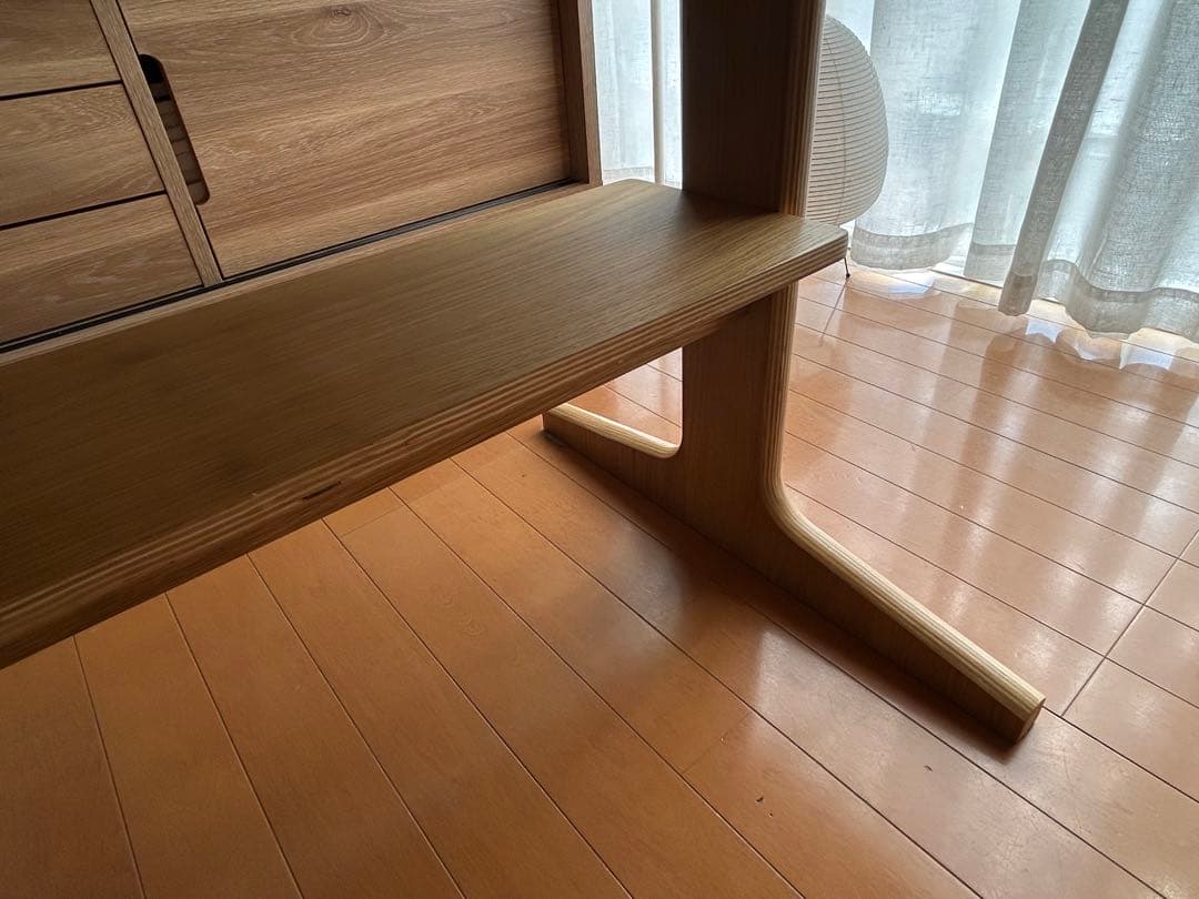 【美品／引取限定】無印良品／ダイニングテーブル＋チェア２脚セット