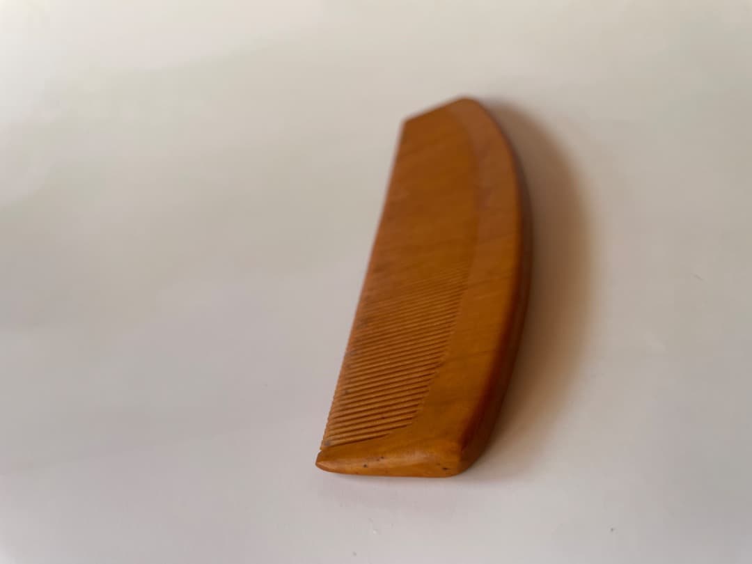 つげ櫛 　広島政夫　廣島　さつまつげ