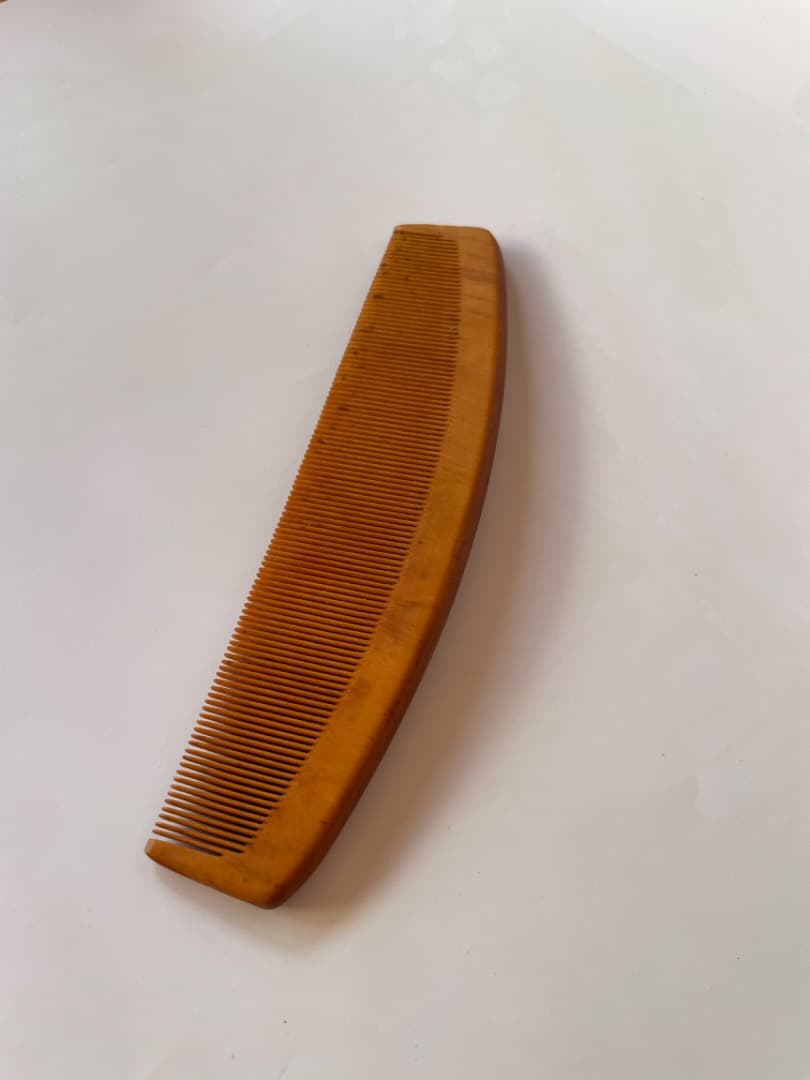 つげ櫛 　広島政夫　廣島　さつまつげ