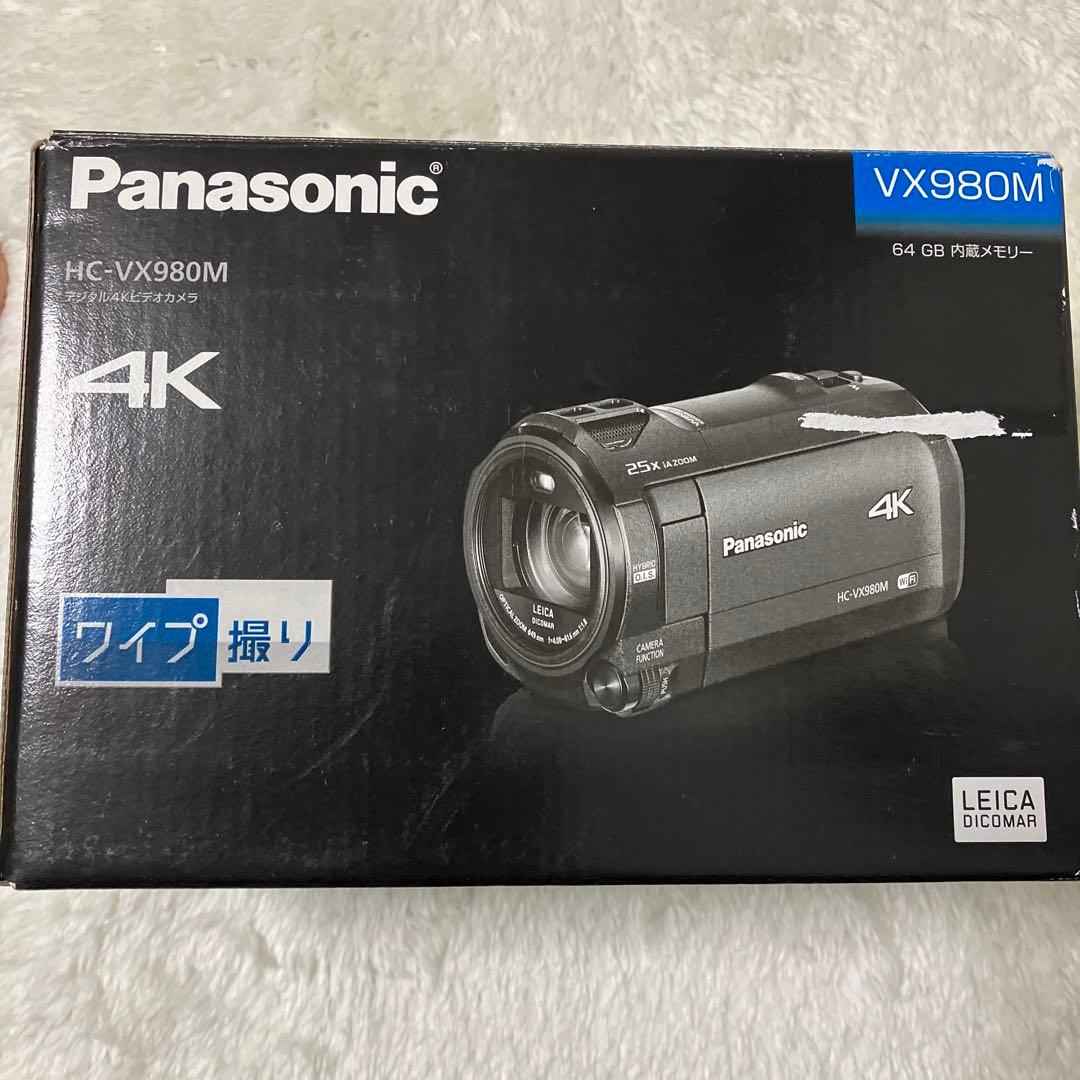 【極美品】箱有　Panasonicデジタル4Kビデオカメラ HC-VX980M