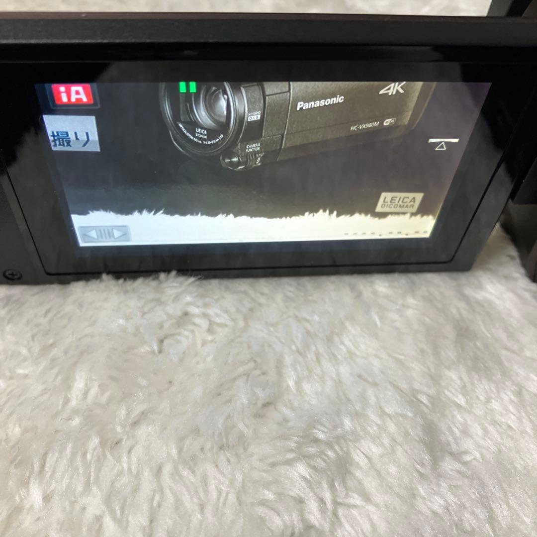 【極美品】箱有　Panasonicデジタル4Kビデオカメラ HC-VX980M