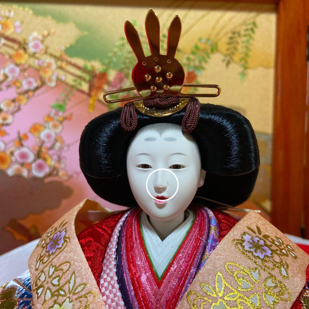 訳あり品　ひな祭り　雛人形　桃の節句　ひな壇　なし