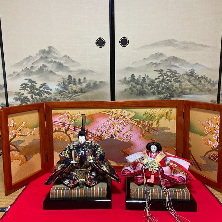 訳あり品　ひな祭り　雛人形　桃の節句　ひな壇　なし