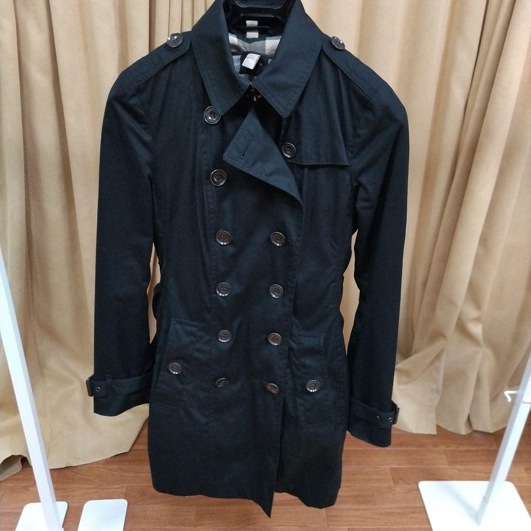 Naka　バーバリー　トレンチコート　ブラック 専用カバーと紙袋付