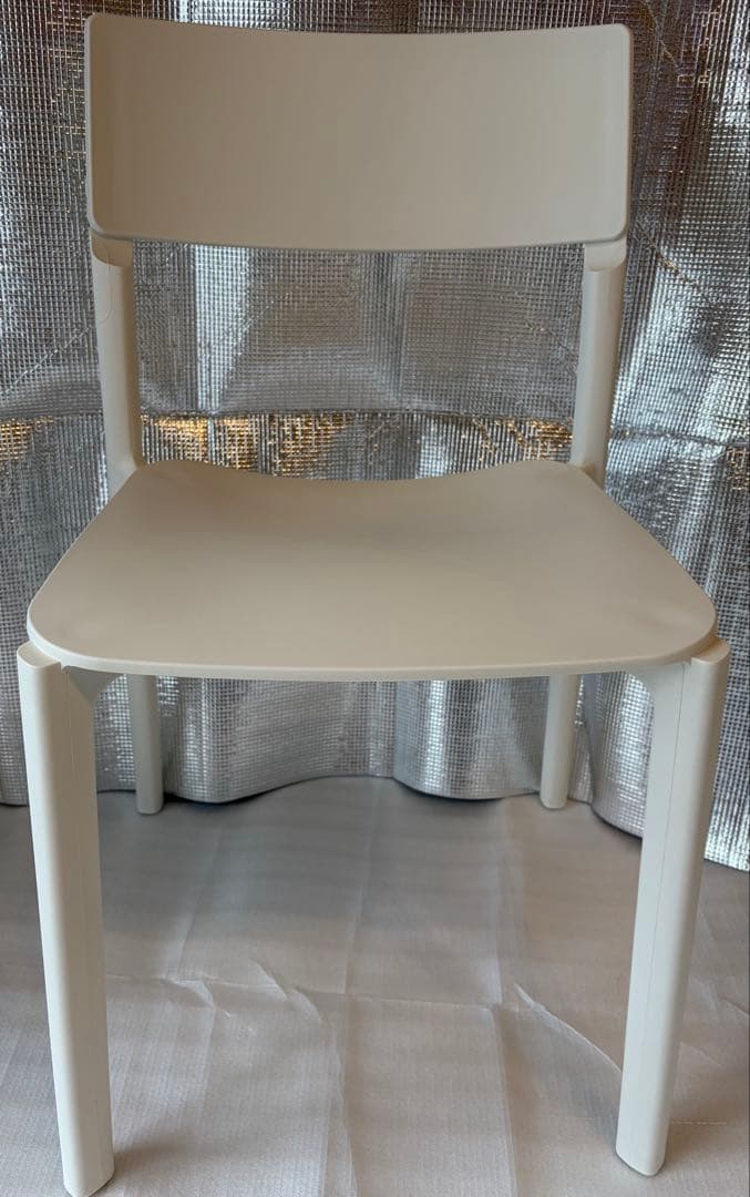 IKEA イケア　JANINGE ヤニンゲ　スタッキングチェア　白
