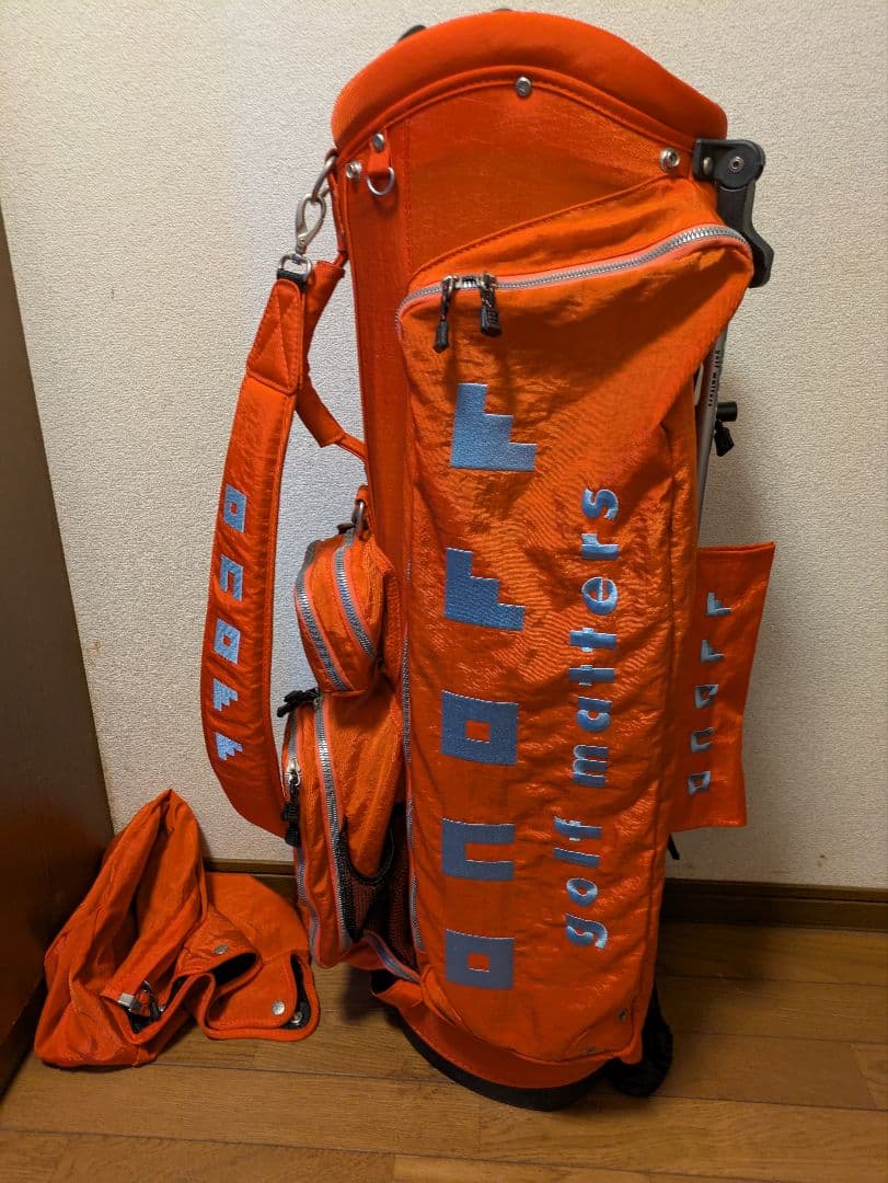 廃盤人気商品　オノフ キャディバッグ オレンジ色