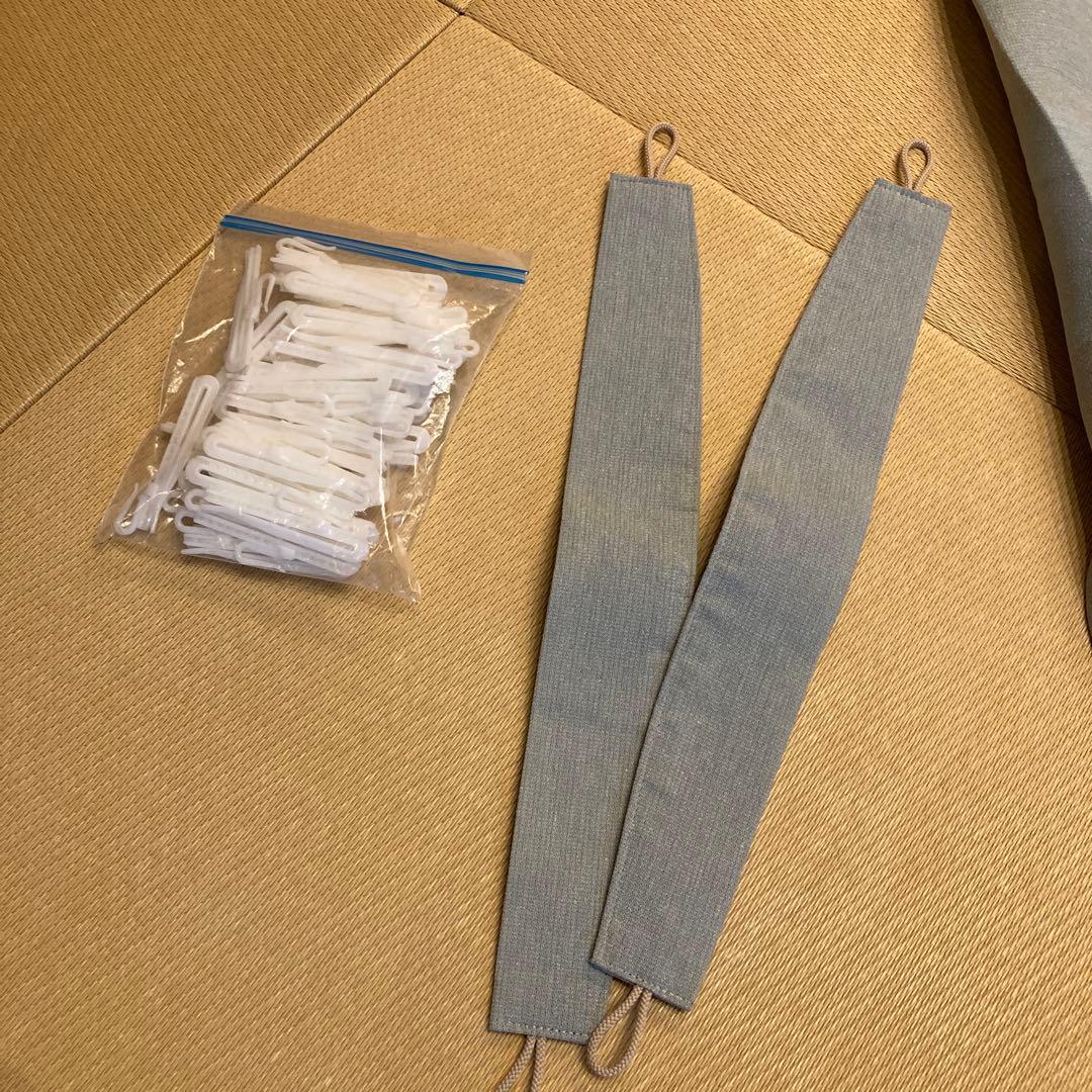 ウニコ　unico 80×210両開き ナミナミ遮光カーテン レースセット