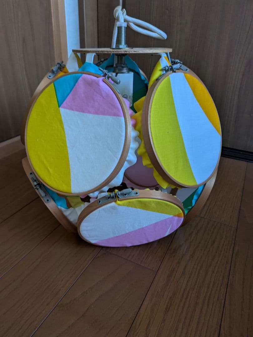 cocca ペンダントライト　マリメッコ生地