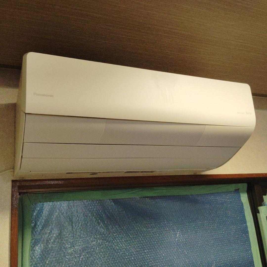【静岡】お取引パナソニック エアコCS-X281D-W 2021年製10畳中古