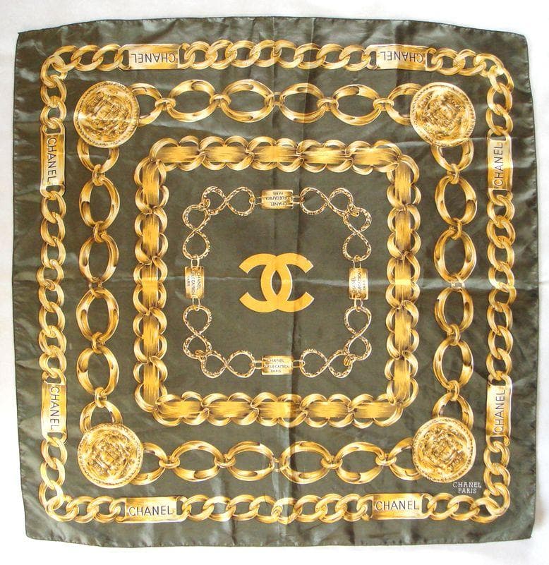 CHANEL シャネル スカーフ シルク