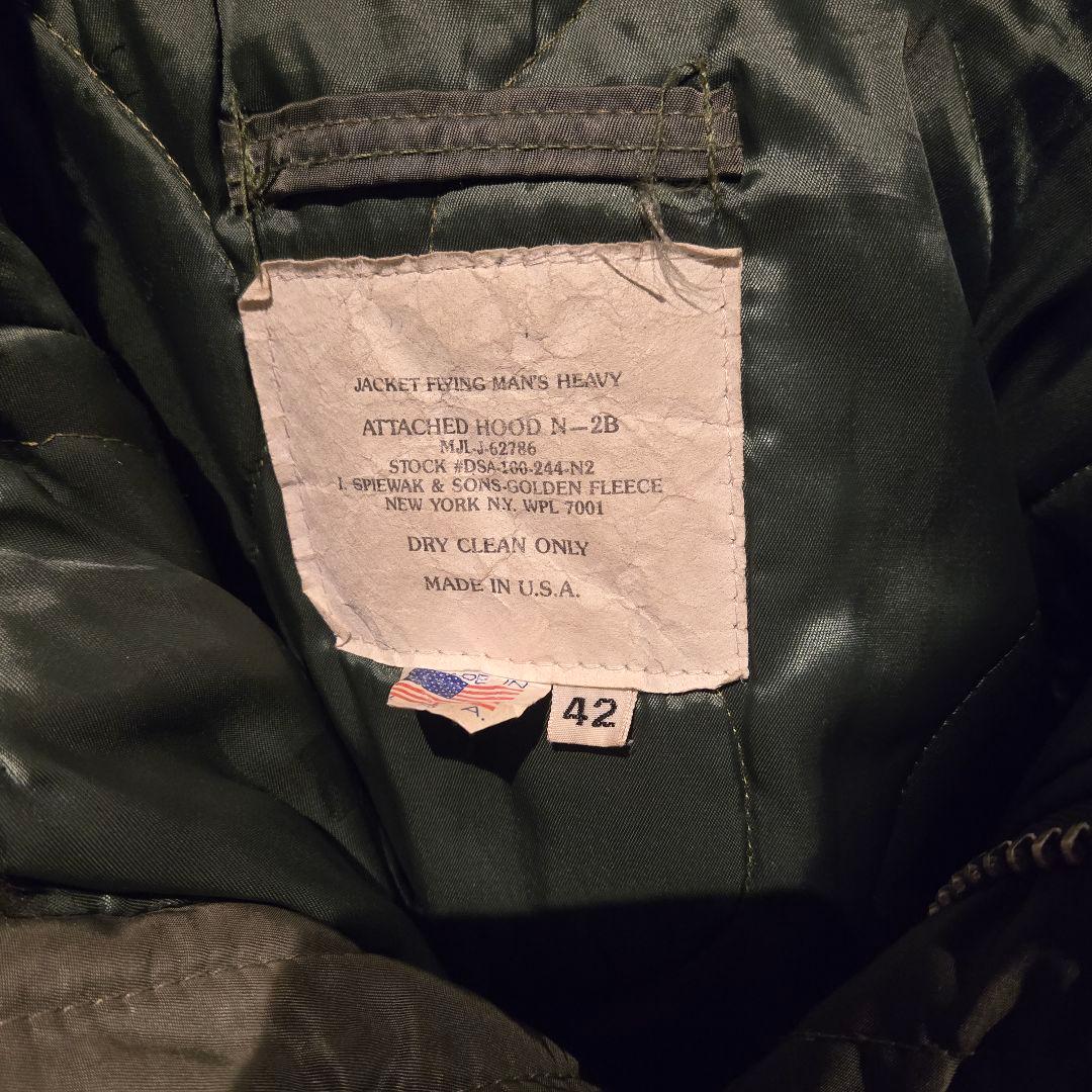 spiewak スピワック　flight jacket N2B アメリカ製　42