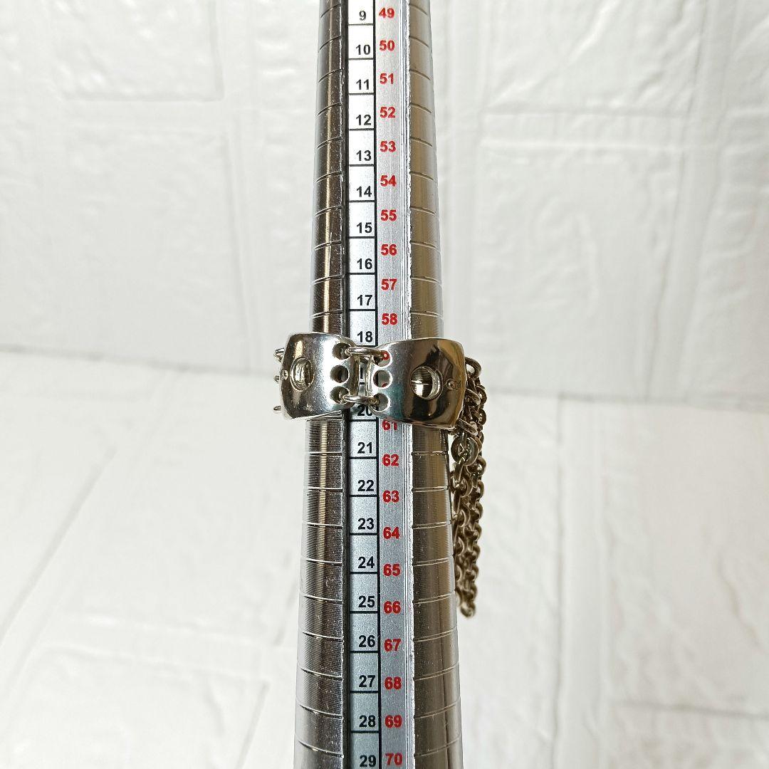 608 gunda ガンダ リング チェーンリング シルバー 保存袋付き