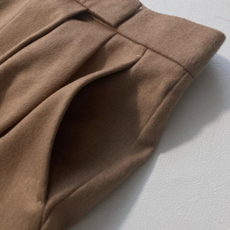 【chi-★プロフ確認願います★】マックスマーラ　キャメル　スカート