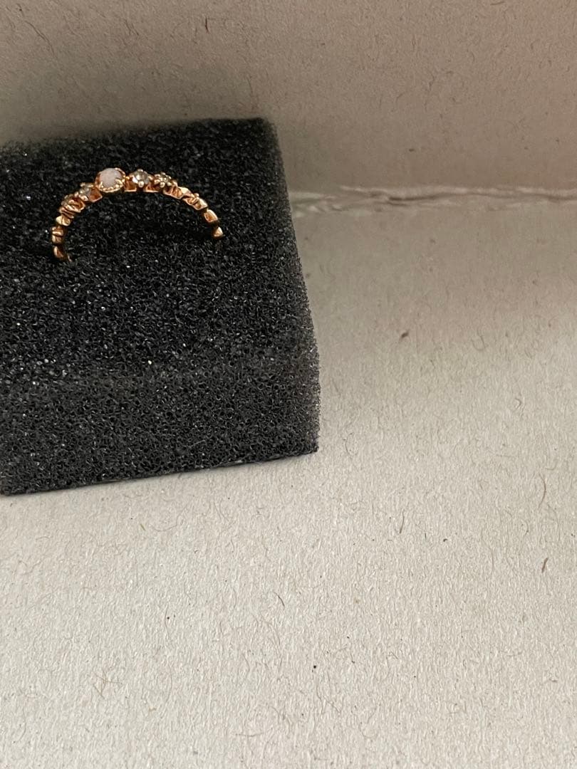 【箱無し】NOJESS K10 ストーン付きピンキーリング　限定値下げ中