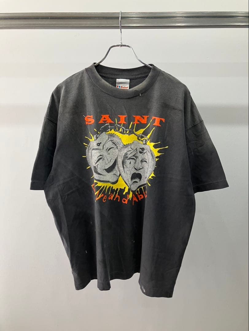 トップス SAINT Mxxxxxx SS TEE/SAINT MASK/BLACK