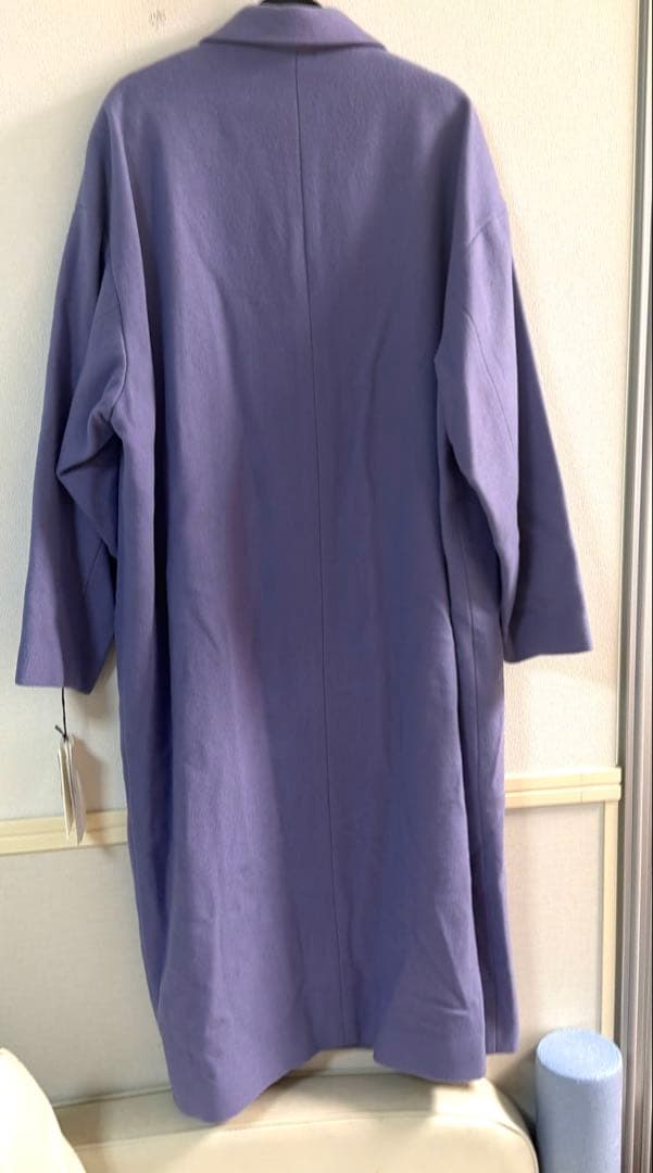 Aga+ 新品タグ付き ロングコート パープル