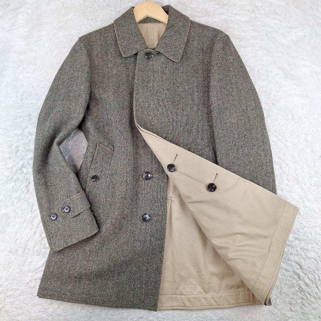 J.PRESS RADONOR ツイード　リバーシブル　ステンカラーコート　M