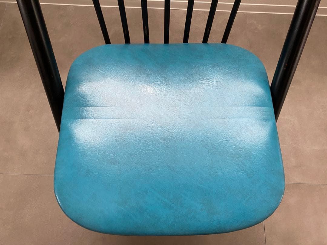 ② 飛騨産業 キツツキ CASCADA 椅子 座面 張替え済み オールド