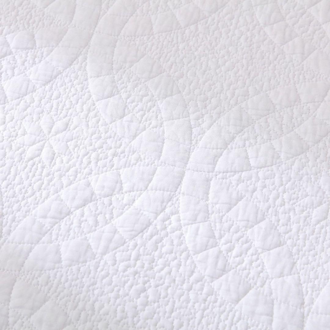 キルトベッドカバー3点セット綿マルチカバー キルティング 284B