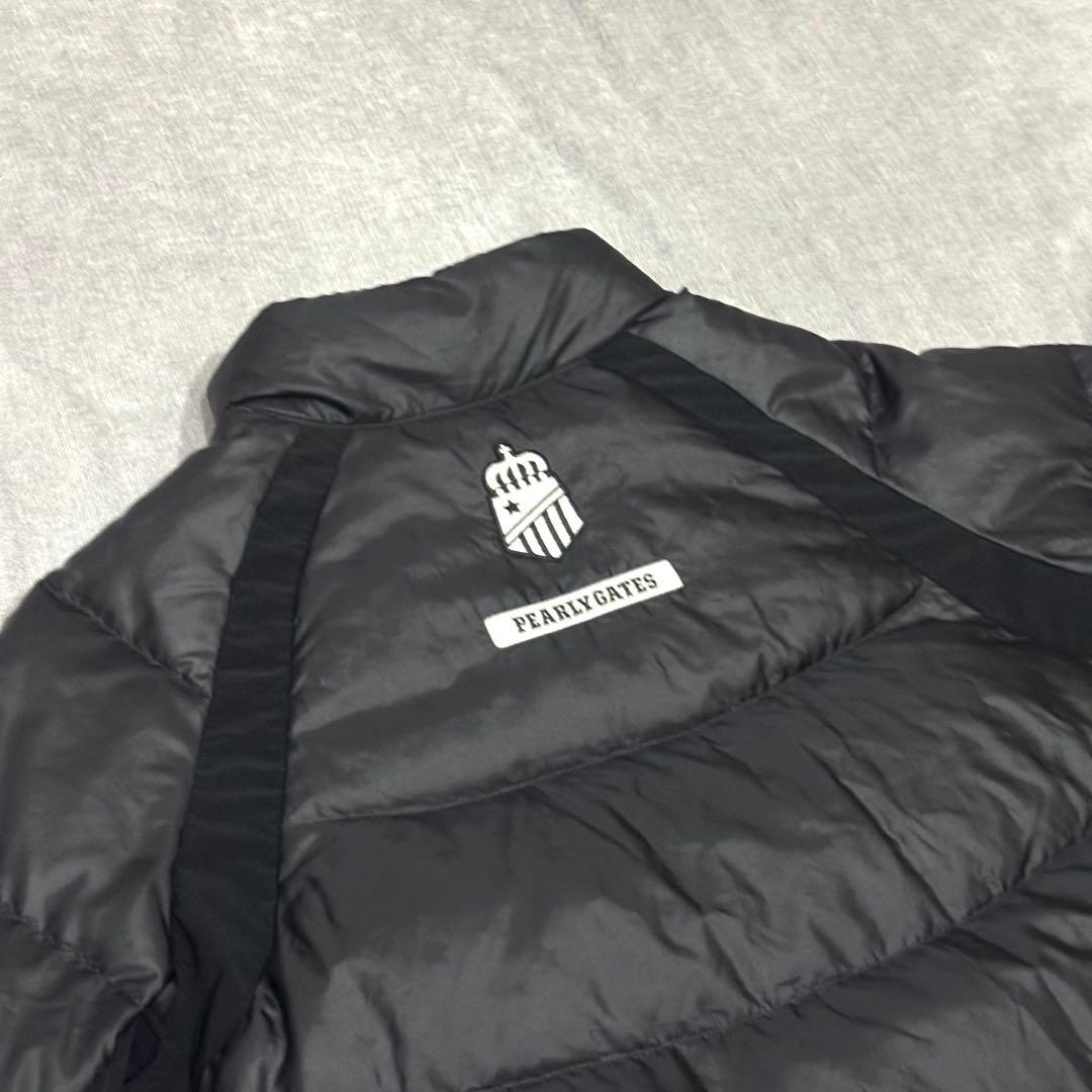 PEARLY GATES パーリーゲイツ ダウンジャケット 星地模様 ワッペン