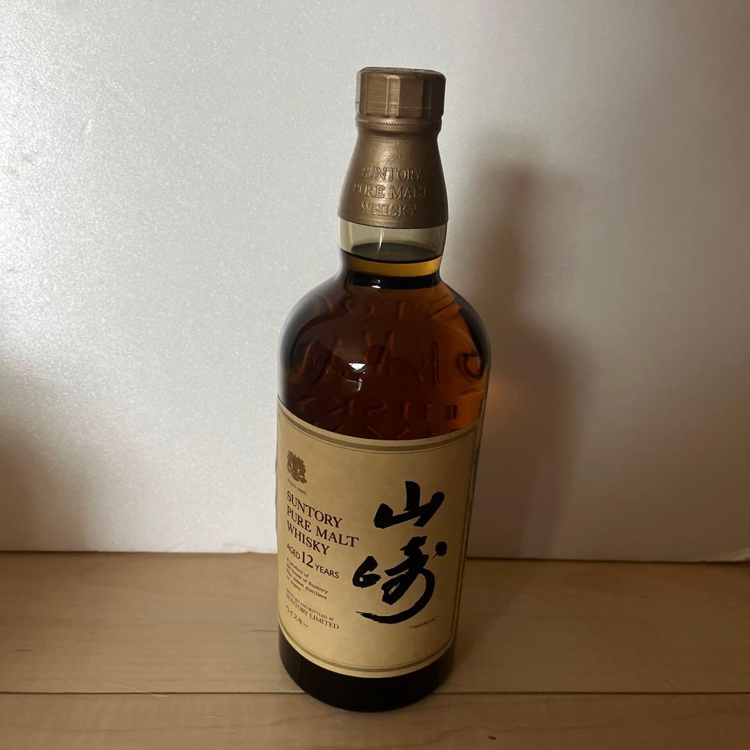 【古酒】サントリーウイスキー 山﨑12年 ピュアモルト 向獅子 750ml