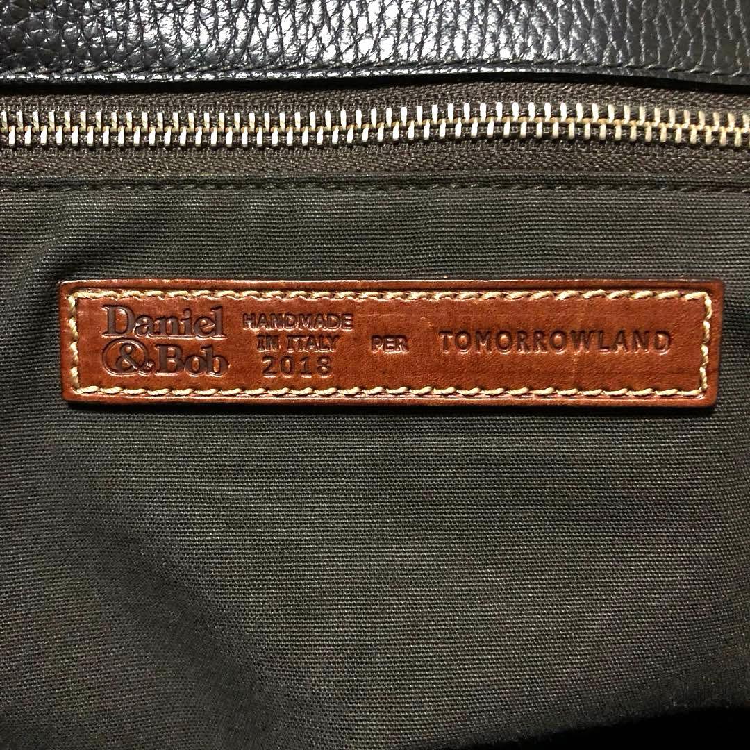 極美品✨ダニエルアンドボブ トゥモローランド別注 トートバッグ 黒 茶 A4可