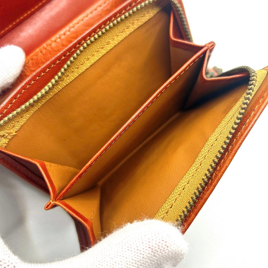 【美品】DAKOTA ダコタ リードクラシック2 二つ折り財布 茶色