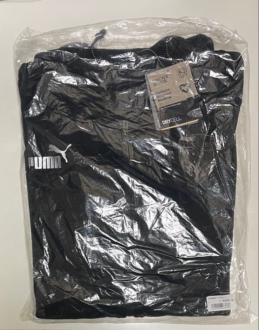 横浜FC2023移動着フードジャケットL新品未使用ラベル付きプーマ