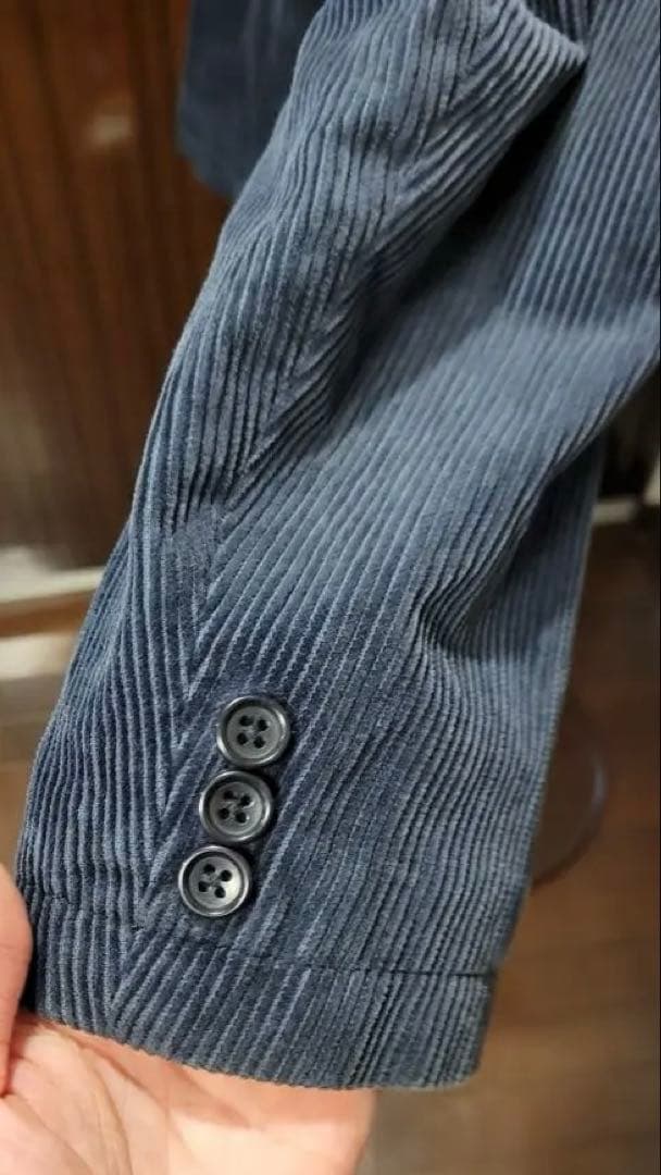 希少旧タグ✨00s エンジニアドガーメンツ コーデュロイ セットアップ 紺 S