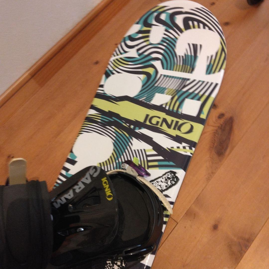 よ*の様 IGNO GRAVIS ROCKER スノーボードとブーツセット