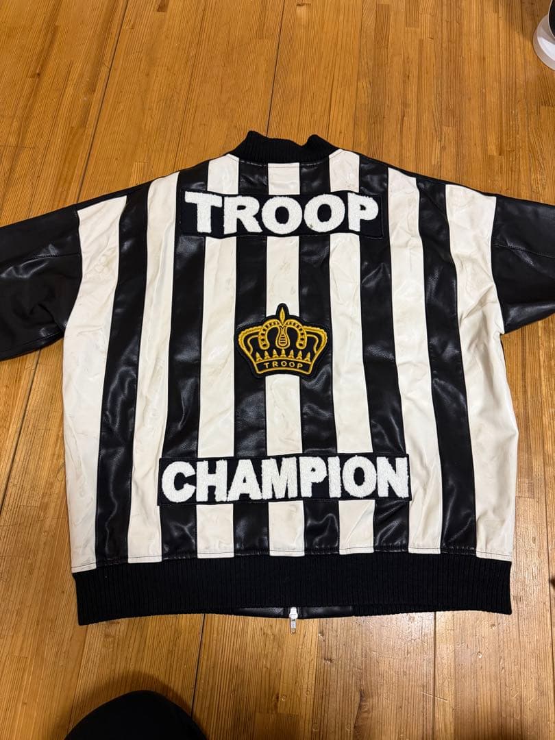 【今週末まで】TROOP CHAMPION PU LEATHER JACKET