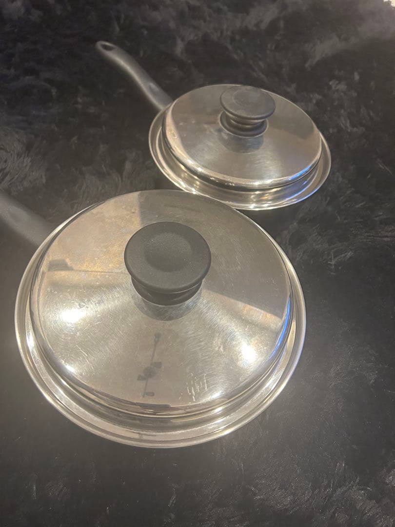 ステンレススチール 鍋セット 2個