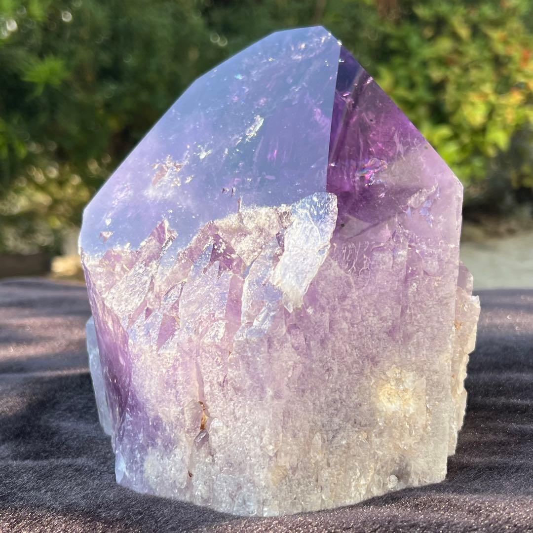✮超希少 超極大サイズ✮極上の逸品✮ボリビア産 アメジスト 六角柱 天然石 原石