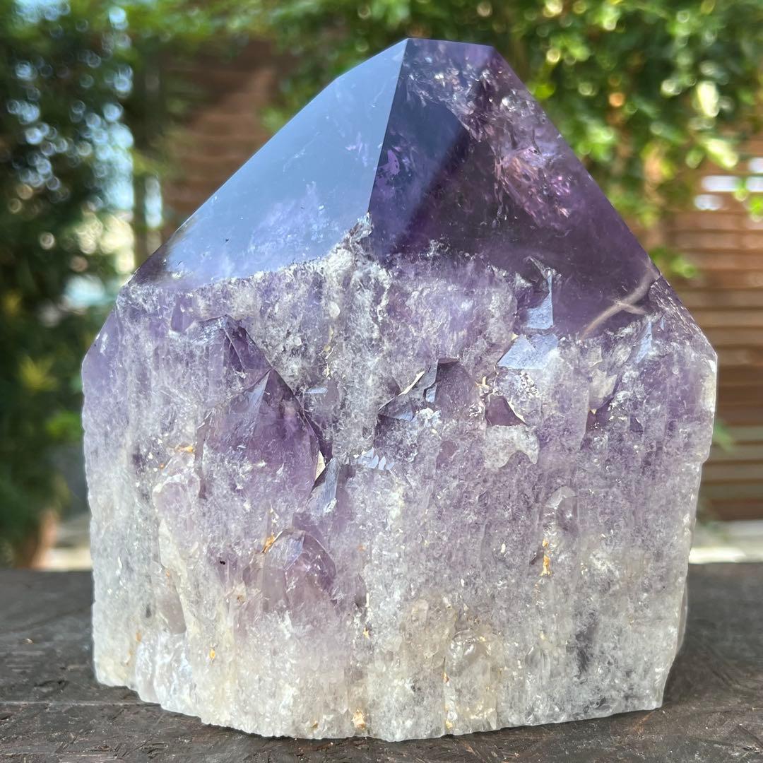 ✮超希少 超極大サイズ✮極上の逸品✮ボリビア産 アメジスト 六角柱 天然石 原石