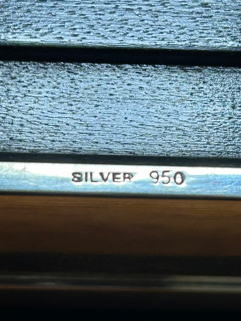 純銀 SILVER 950小物入れ銀製煙草入れアンティーク235g