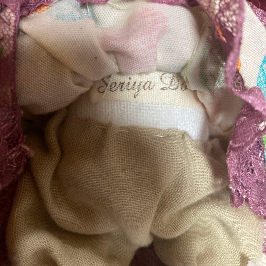 創作人形作家　SeriYA Dolls GALLERY 布　人形3体　文化人形風