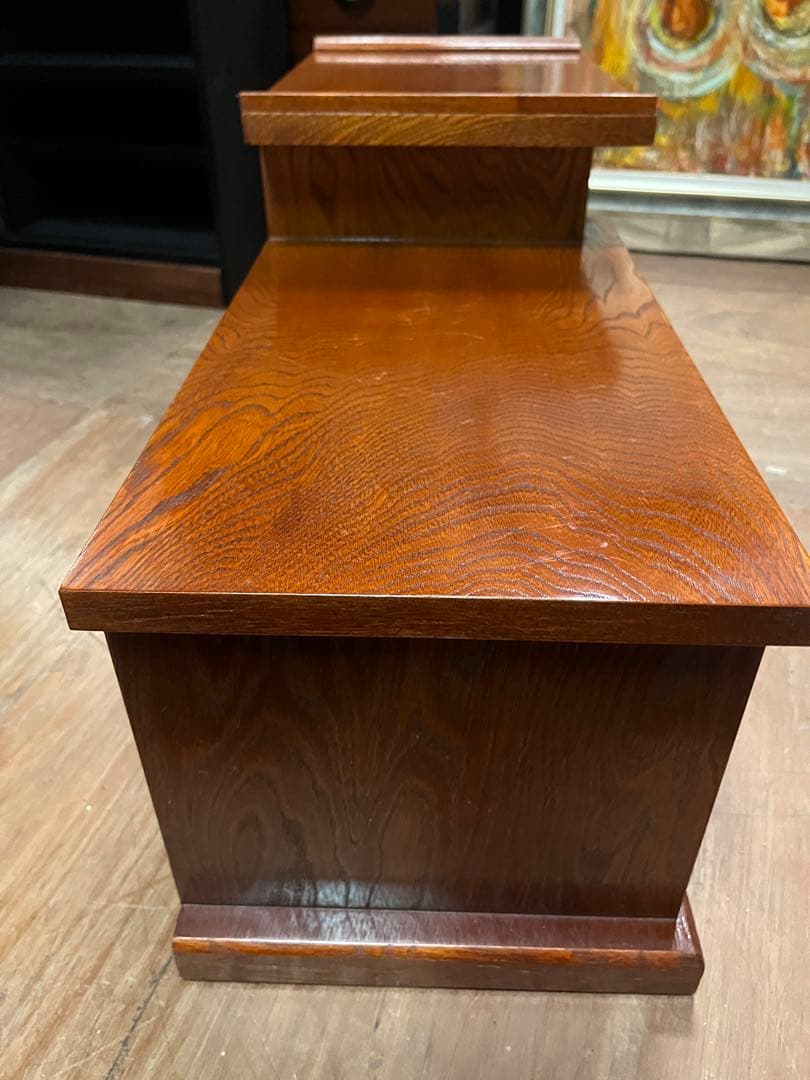 違い棚 昭和レトロ 当時物 インテリア 飾り棚 置床 置き床