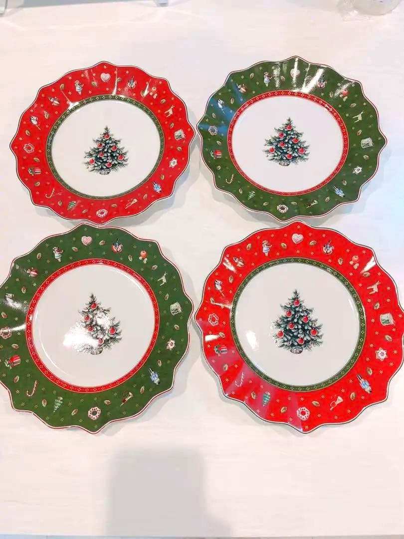クリスマスプレート 8枚セット