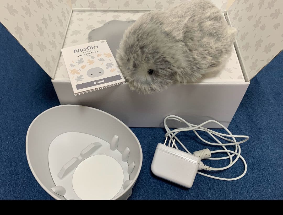 【未使用に近い】Moflin シルバー PE-M10SR 付属品全てあり